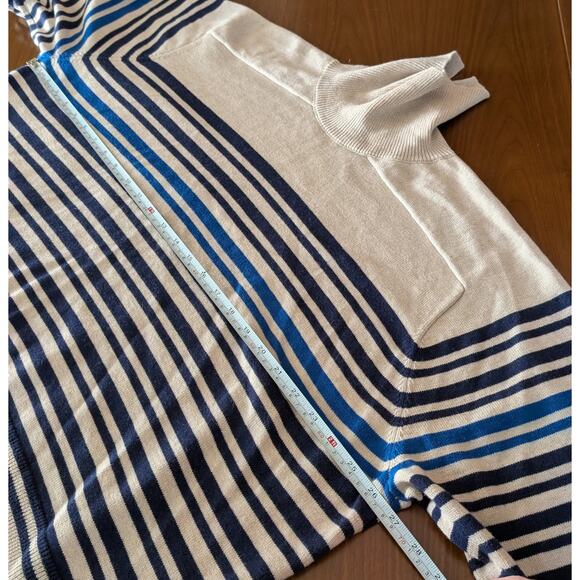 Rag & Bone Ann Striped Turtleneck Casmere/Cotton Sweater, size L - Picture 10 of 10